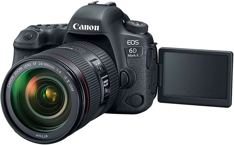 Canon EOS 6D Mark II DSLR Camera with EF 24-105mm f/4L IS II USM Lens, 1897C022AA