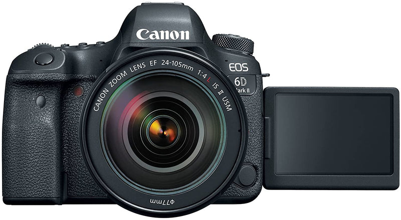 Canon EOS 6D Mark II DSLR Camera with EF 24-105mm f/4L IS II USM Lens, 1897C022AA