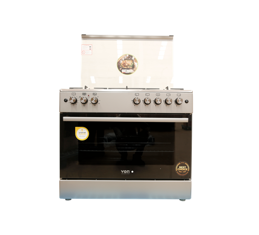VonVAC9FO50WX 4 Gas + 1 Wok Burner Cooker-Electric Oven