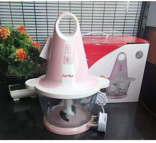 Signature SGC01 Electric Chopper - Energy Efficient, Durable