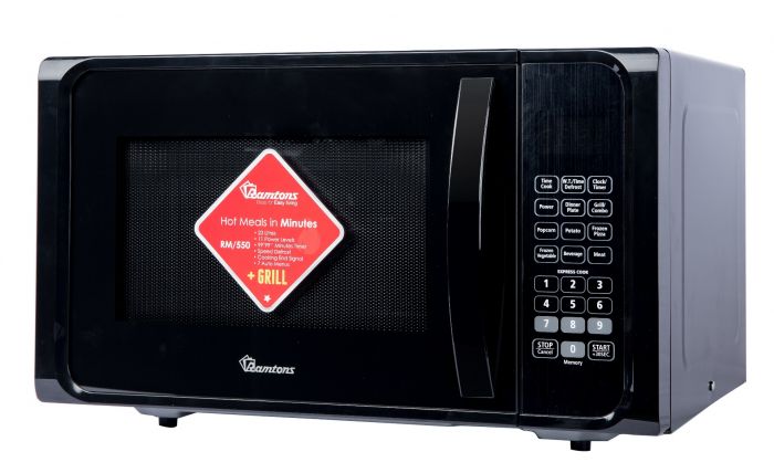 Ramtons RM/550 Digital Microwave + Grill - 23litres, 11 Power Level, 7 auto menus