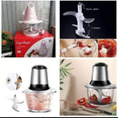 Signature SGC01 Electric Vegetable Chopper - 1800ML, 300W Powerful Motor, 4 S-shape upper and lower blades