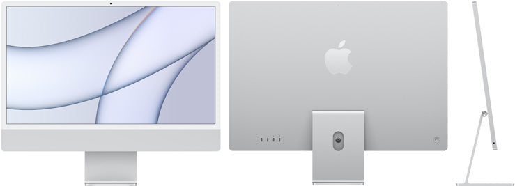 Apple iMac 24", M1, 8GB, 512GB SSD (MGPD3B/A) - Silver