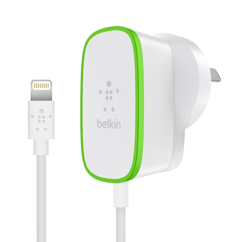 Belkin Home Charger With Lightning Cable - 1.8 Meter (F8J204DR06) - White