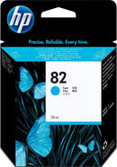 HP 82 28-ml Cyan DesignJet Ink Cartridge, CH567A