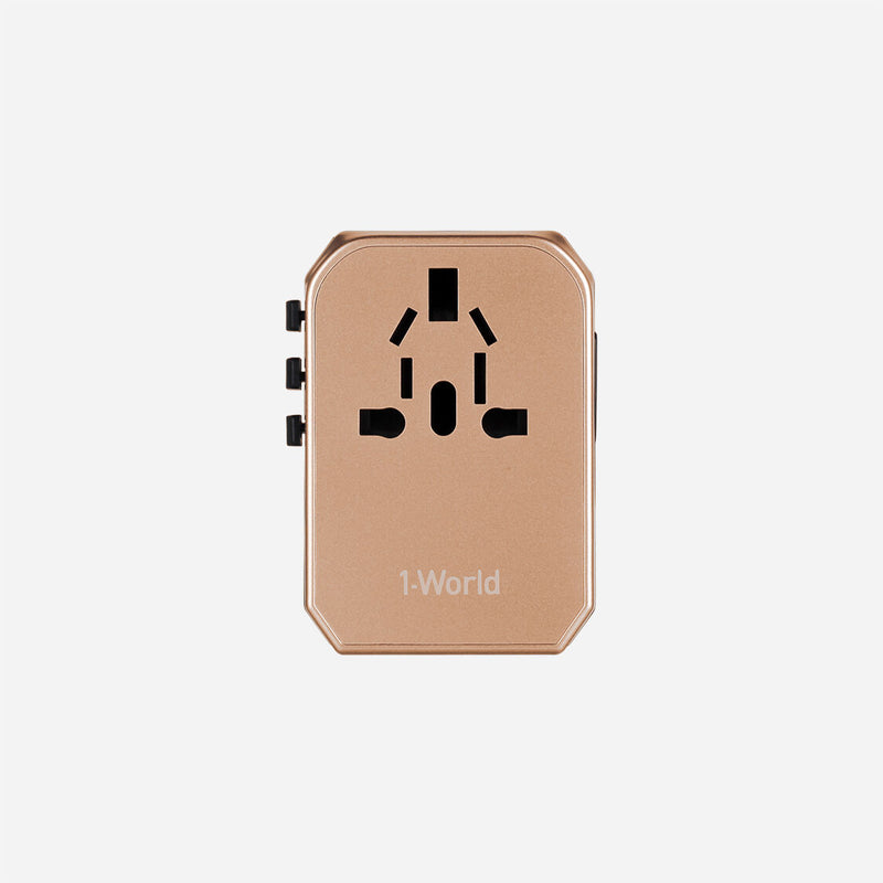 MOMAX universal 1-World Travel Adapter (TYPE-C, 4 USB-A) - UA5L