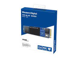 WD Blue™ SN550 INTERNAL SSD M.2 PCIe Gen 3 NVMe™ 2280 - 250GB (WDS250G2B0C)