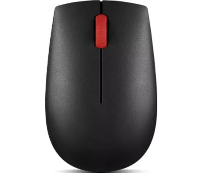 Lenovo Essential Compact Wireless Mouse, Black - 4Y50R20864