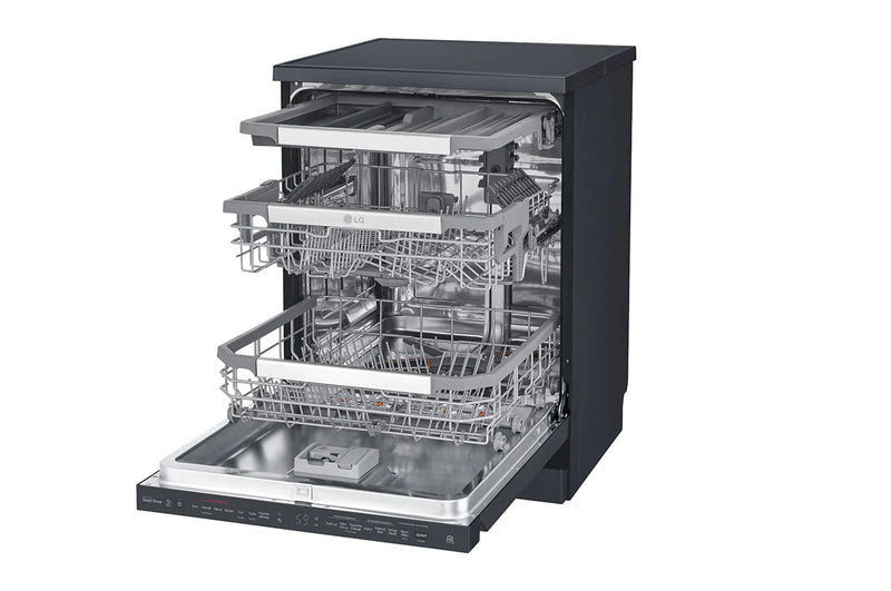 LG DFB325HM QuadWash Steam Dishwasher - 9L Capacity, Wi-Fi enabled