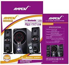 Ampex 303 2 in 1 Sub Woofer – Sound System – Remote Control (ax303bt)