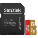 Sandisk 16GB Extreme MicroSDHC card with Adapter