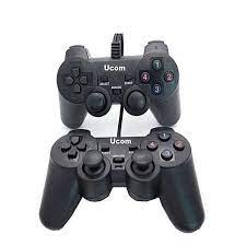 UCOM Double PC USB Game Controller Twin Pad - 8-way Direction Pad, 12 fire button and 4 Axis.
