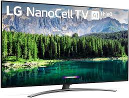 LG NanoCell TV 55 inch SM8600 Series Cinema Screen Design 4K Cinema HDR WebOS Smart TV w/ ThinQ AI Local Dimming