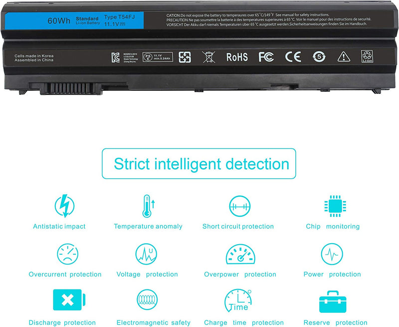 M5Y0X T54FJ Battery for Dell Latitude E-Series Laptop, Digital  Store