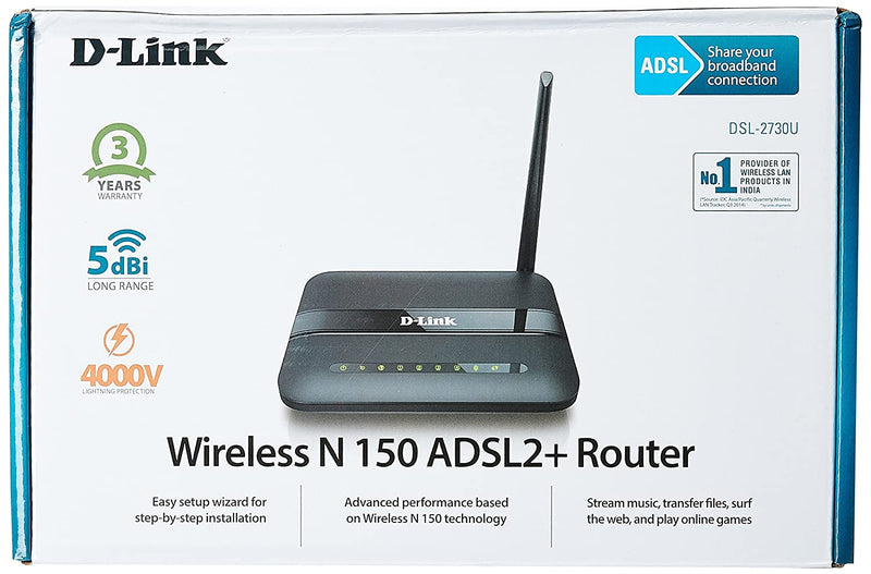 D-Link Wireless N150 ADSL2 Modem Router