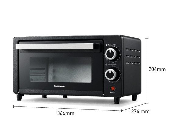 Panasonic NT-H900KTZ 9 Litre  Oven Toaster - 1000W, Upper & Lower heaters, 70–230°C wide temperature control