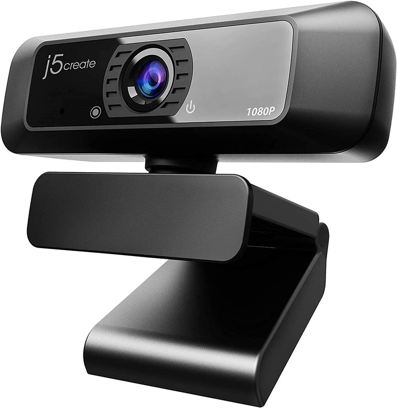 j5create USB 1080P HD Webcam with 360° Rotation, Suitable for Conferencing/Calling - JVCU100