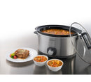 Kenwood SCM650SS/SCM70.000SS Slow Cooker - Auto function, Durable heat-resistant glass lid