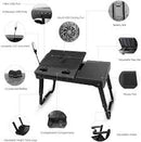 Foldable Multifunctional Laptop Stand with Mouse Rest and  Dual cooling fans