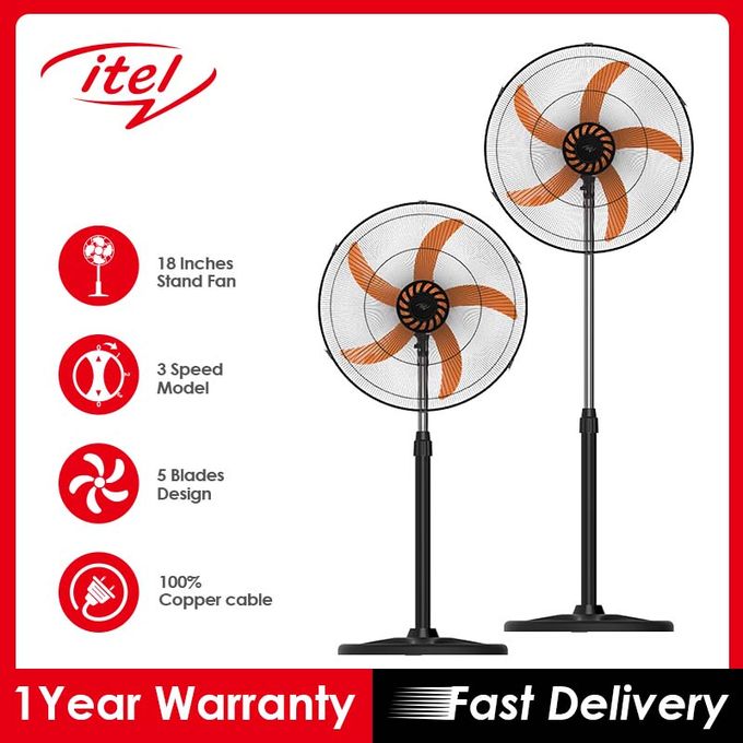 Itel 16 Inch 45W Standing Fan IRSF16E1