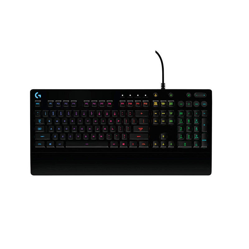 Logitech G213 Prodigy Wired Gaming Keyboard with Media Controls and Backlit Keys
