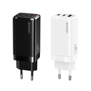 USAMS US-CC110 T33 65W Mini GaN Three Ports Fast Charging USB Charger Power Adapter(CC110TC01)