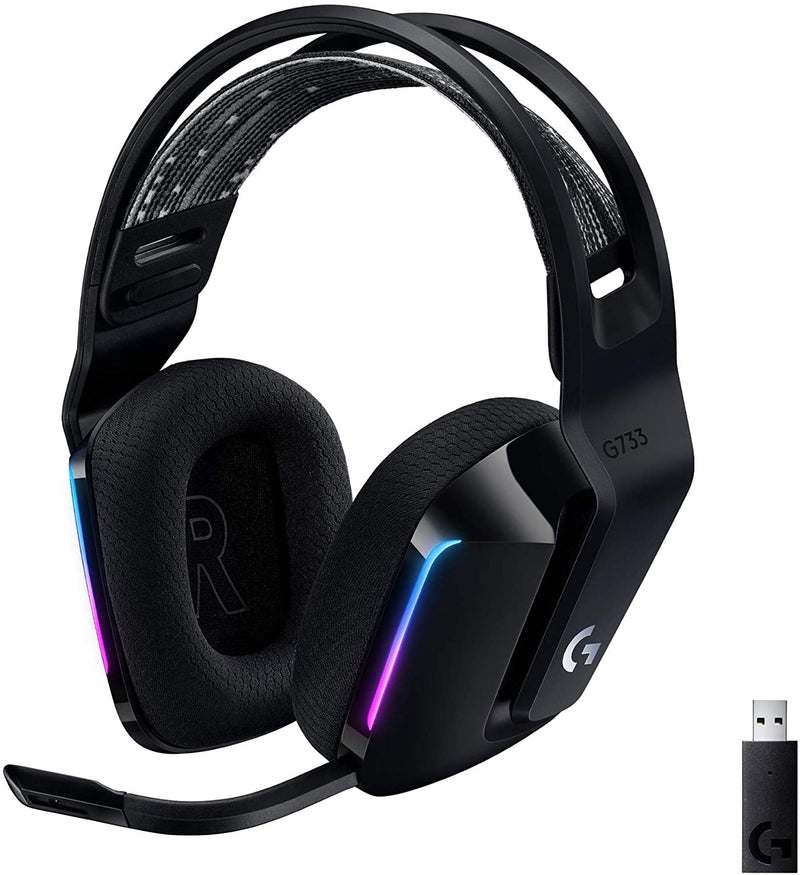 Logitech G733 Wireless Gaming Headset - Black