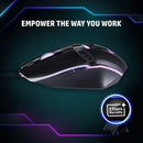 HP M270 Backlit USB Wired Gaming Mouse with 6 Buttons - 7ZZ87AA