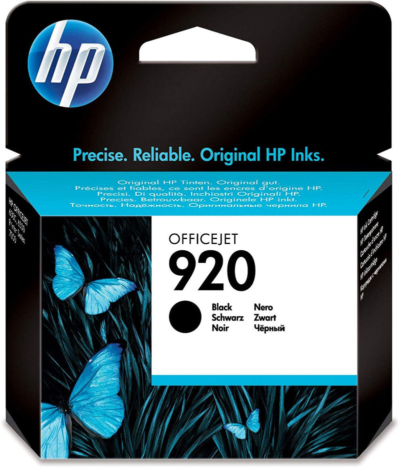 HP 920 Black Original Ink Cartridge, CD971AE