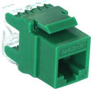 Cat6 UTP 180〫Punch Down Keystone Jack - Green Colour (NKJ-C6GRN1B21)