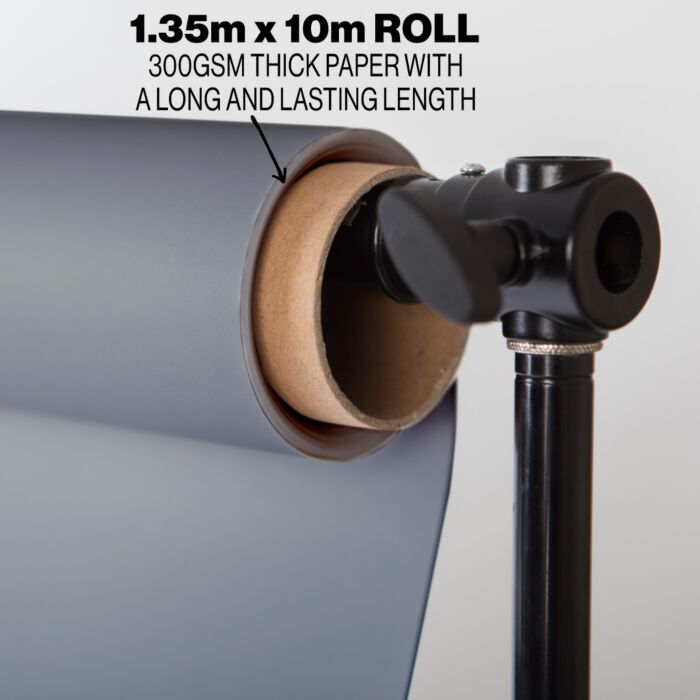 Visico Paper Backgound 1.35 X10M - Light Grey