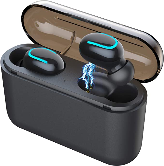 HBQ-Q32 True Wireless Bluetooth Headphones In-Ear - Sport Earphones, Charging Case: Battery Capacity: 1500mAh, BT V5.0