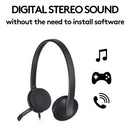 Logitech H340 USB Stereo Headset with Noise-Cancelling Mic