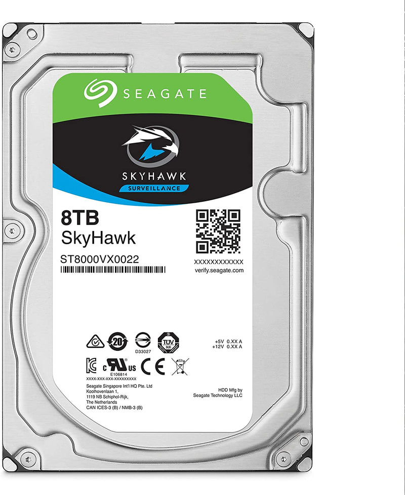 Seagate Skyhawk 8TB 3.5" Surveillance HDD (ST8000VX0022)