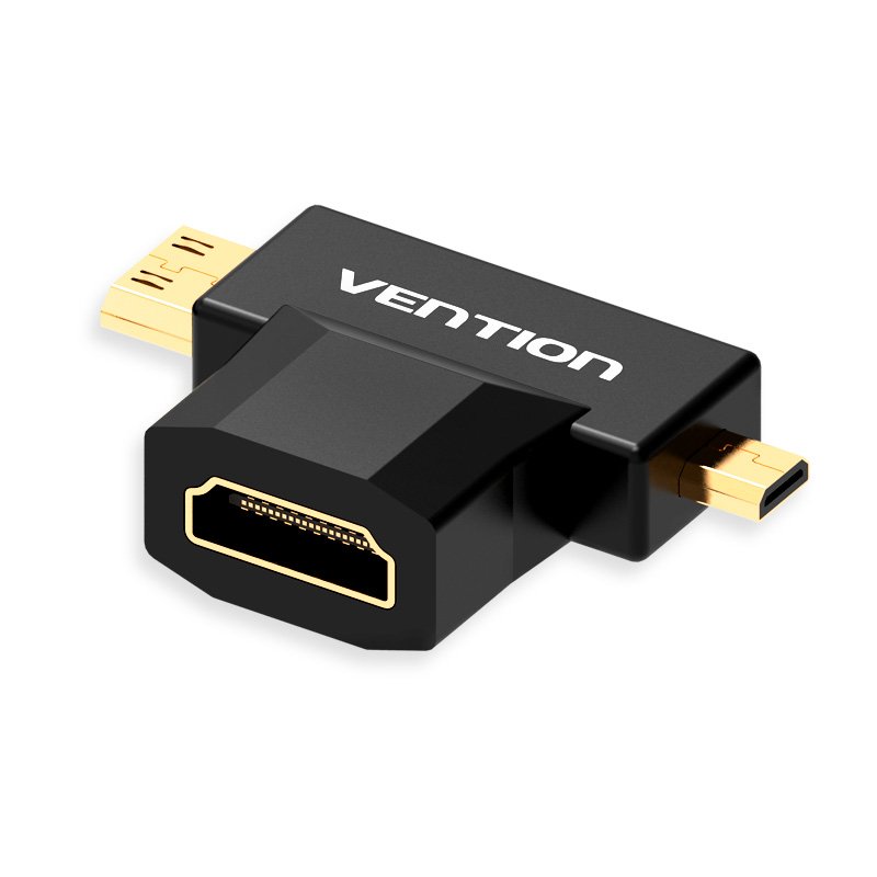 Vention Mini Hdmi Male and Micro Hdmi Male To Hdmi Female Adapter (VEN-AGDB0)
