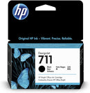 HP 711 38-ml Black DesignJet Ink Cartridge, CZ129A