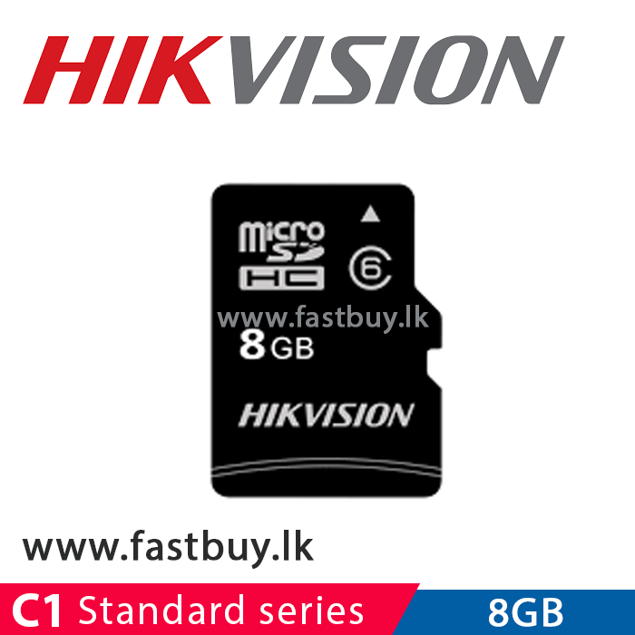Hikvision 8GB microSD Class 10 and UHS-I/ TLC /with adapter (HS-TF-C1(STD)