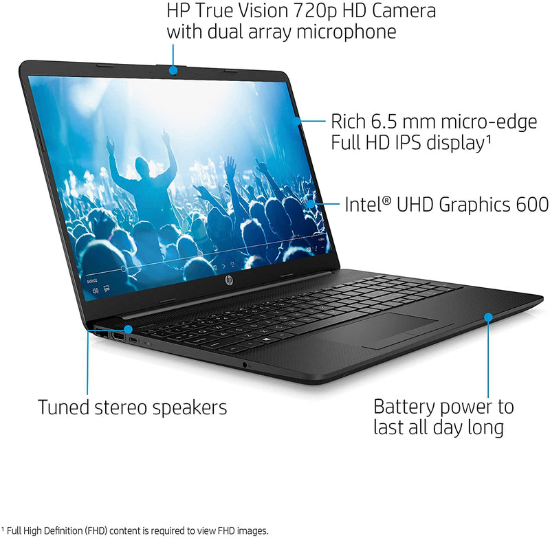 HP 15s-du1o86Tu laptop Intel N4020 Celeron 4GB DDR4, 1TB HDD, No Optical Drive  15.6" FHD display