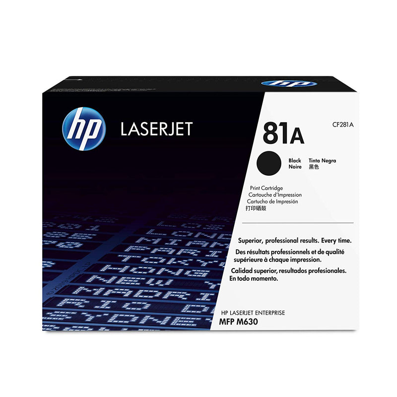 HP 81A Black Original LaserJet Toner Cartridge (CF281A)