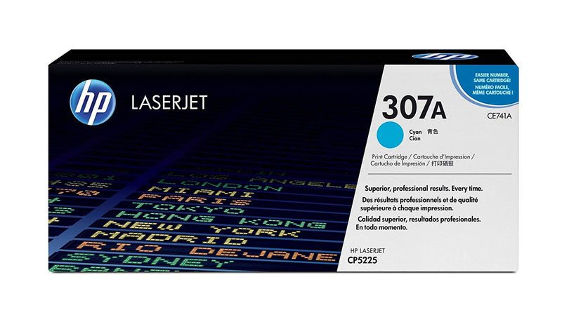 HP 307A Cyan Original LaserJet Toner Cartridge(CE741A)