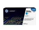 HP 504A Cyan Original LaserJet Toner Cartridge, CE251A