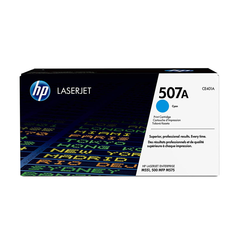 HP 507A Cyan Original LaserJet Toner Cartridge(CE401A)