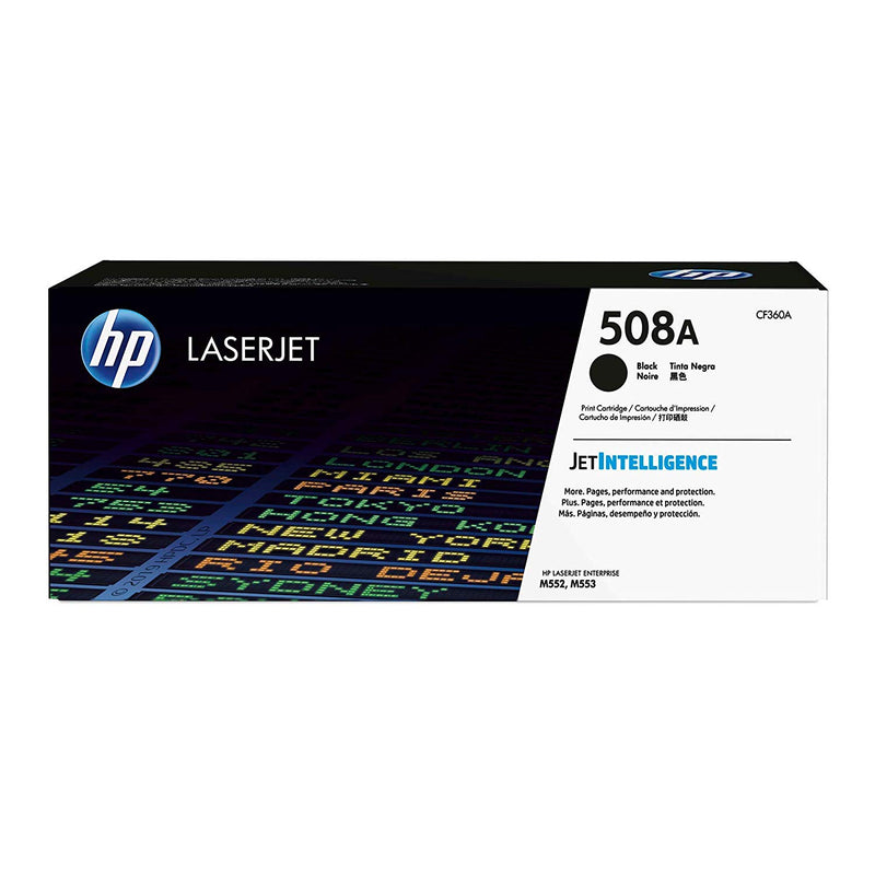 HP 508A Black Original LaserJet Toner Cartridge(CF360A)