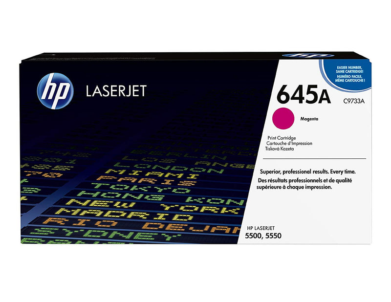 HP 645A Magenta Original LaserJet Toner Cartridge(C9733A)