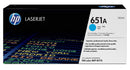 HP 651A Cyan Original LaserJet Toner Cartridge (CE341A)