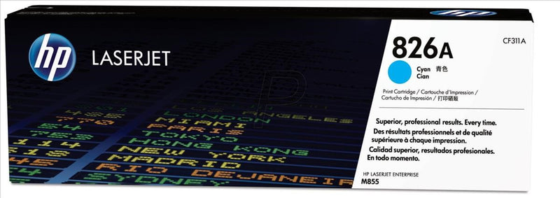 HP 826A Cyan Original LaserJet Toner Cartridge(CF311A)