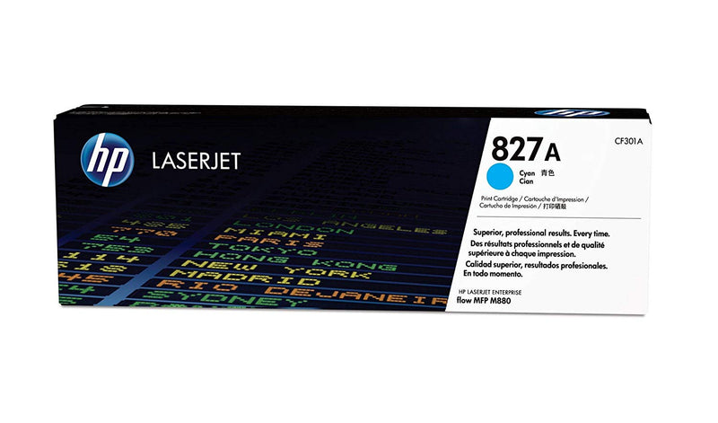 HP 827A Cyan Original LaserJet Toner Cartridge(CF301A)