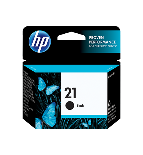 HP DeskJet 3940 Printer Ink Cartridge - HP 21 Black Original Ink Cartridge-C9351AE
