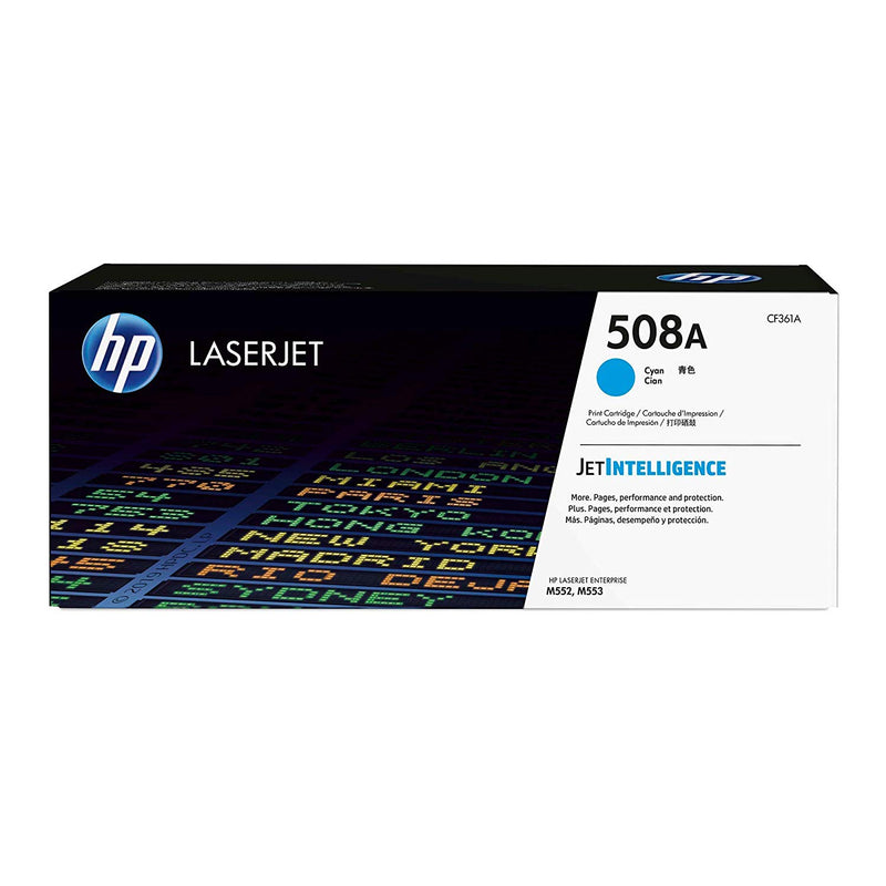 HP 508A Cyan Original LaserJet Toner Cartridge(CF361A)