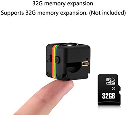 Mini SQ11 Wireless Spy Dashcam Camera - Sports HD DV Camera, Hidden 1080P